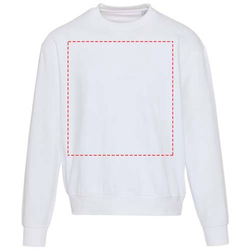 Boris unisex oversize sveter s okrúhlym výstrihom z org.materiálu 280 g/m2, biela XS Boris unisex oversize sveter s okrúhlym výstrihom z org.materiálu 280 g/m2, biela XS