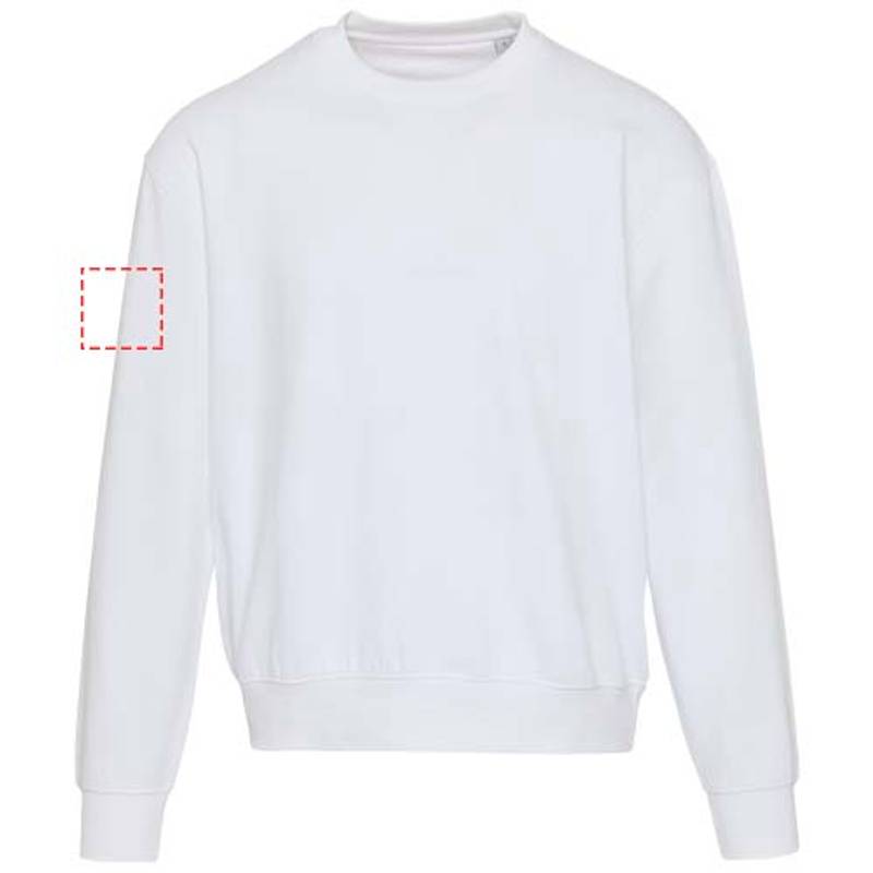 Boris unisex oversize sveter s okrúhlym výstrihom z org.materiálu 280 g/m2, biela XS Boris unisex oversize sveter s okrúhlym výstrihom z org.materiálu 280 g/m2, biela XS