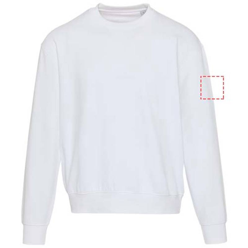 Boris unisex oversize sveter s okrúhlym výstrihom z org.materiálu 280 g/m2, biela XS Boris unisex oversize sveter s okrúhlym výstrihom z org.materiálu 280 g/m2, biela XS