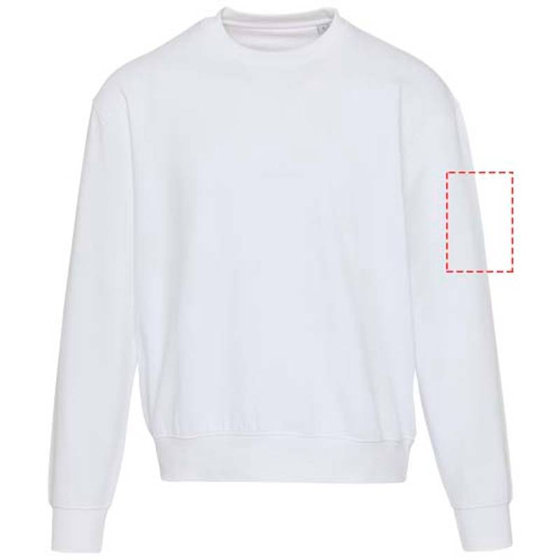 Boris unisex oversize sveter s okrúhlym výstrihom z org.materiálu 280 g/m2, biela XS Boris unisex oversize sveter s okrúhlym výstrihom z org.materiálu 280 g/m2, biela XS