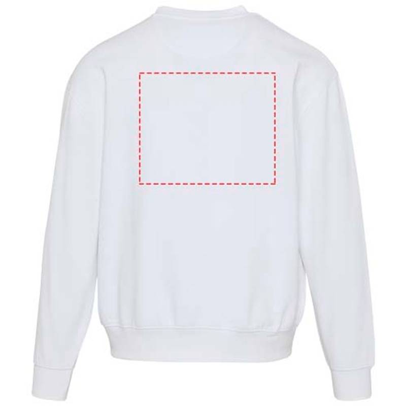 Boris unisex oversize sveter s okrúhlym výstrihom z org.materiálu 280 g/m2, biela XS Boris unisex oversize sveter s okrúhlym výstrihom z org.materiálu 280 g/m2, biela XS
