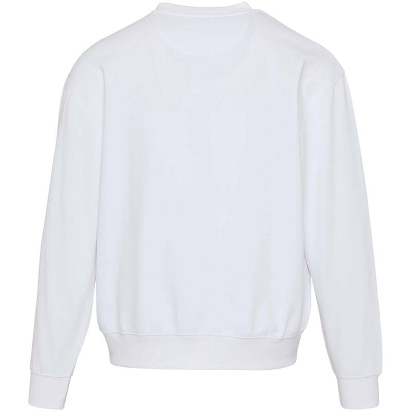 Boris unisex oversize sveter s okrúhlym výstrihom z org.materiálu 280 g/m2, biela XS Boris unisex oversize sveter s okrúhlym výstrihom z org.materiálu 280 g/m2, biela XS