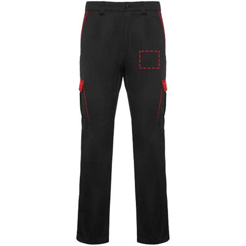 Trooper pracovné nohavice 250 g/m2, čierna - červená 38 Trooper pracovné nohavice 250 g/m2, čierna - červená 38