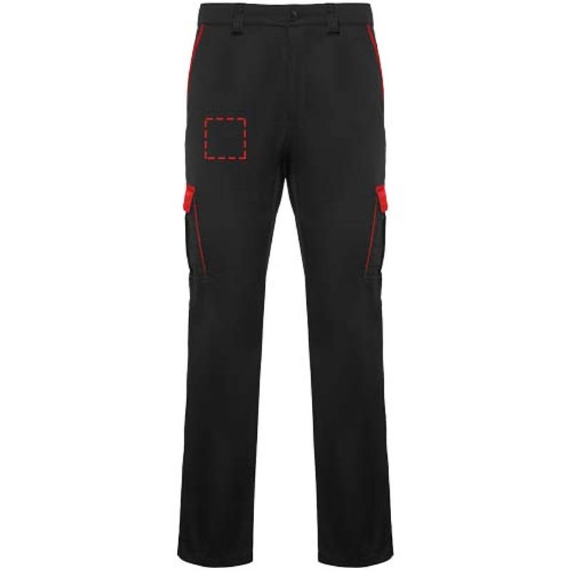 Trooper pracovné nohavice 250 g/m2, čierna - červená 38 Trooper pracovné nohavice 250 g/m2, čierna - červená 38