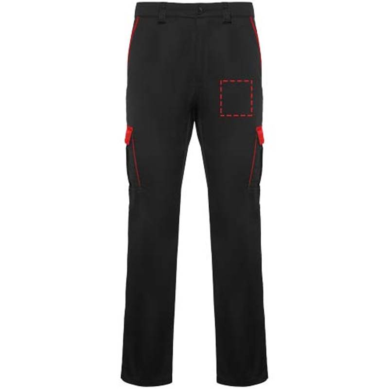 Trooper pracovné nohavice 250 g/m2, čierna - červená 38 Trooper pracovné nohavice 250 g/m2, čierna - červená 38