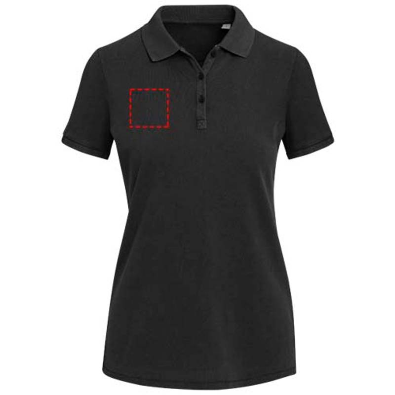 Calgary praná dámska polokošeľa, 200 g/m2, čierna XS Calgary praná dámska polokošeľa, 200 g/m2, čierna XS