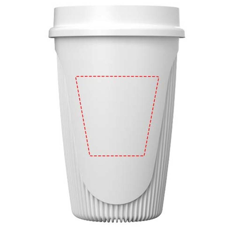 350ml hrnek Alto s 360° víčkem, bílá 350ml hrnek Alto s 360° víčkem, bílá