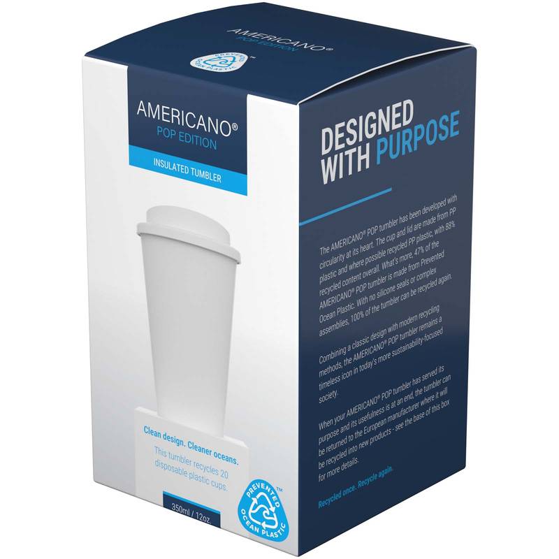 Americano® POP 350ml hrnek s tepelnou izolací, bílá Americano® POP 350ml hrnek s tepelnou izolací, bílá