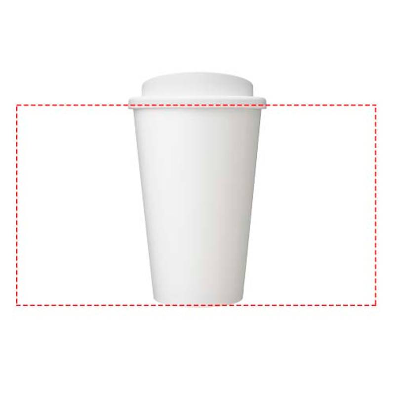 Brite-Americano® POP 350ml hrnček s tepelnou izoláciou, biela Brite-Americano® POP 350ml hrnček s tepelnou izoláciou, biela