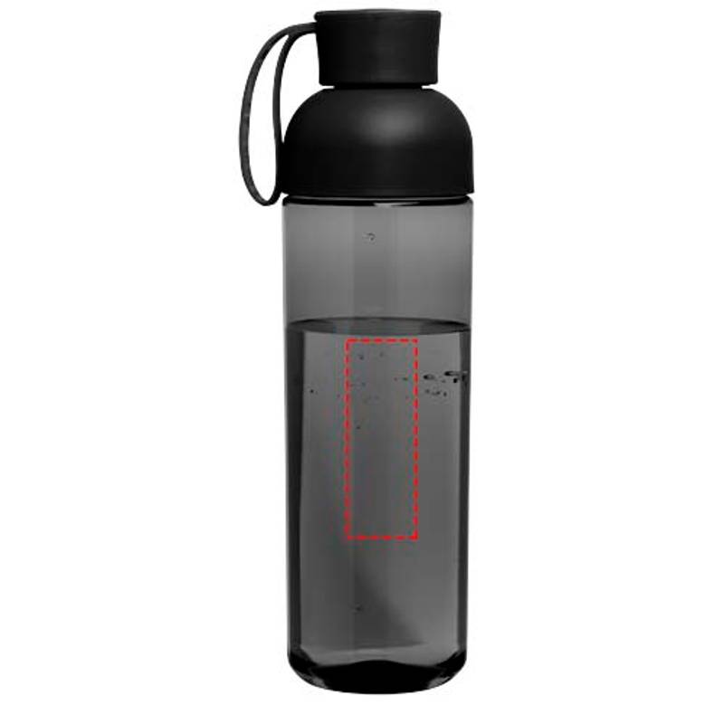 Illuminate 600ml RPET láhev na vodu, černá Illuminate 600ml RPET láhev na vodu, černá