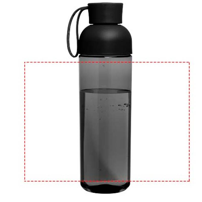 Illuminate 600ml RPET láhev na vodu, černá Illuminate 600ml RPET láhev na vodu, černá