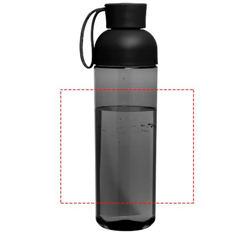 Illuminate 600ml RPET láhev na vodu, černá Illuminate 600ml RPET láhev na vodu, černá