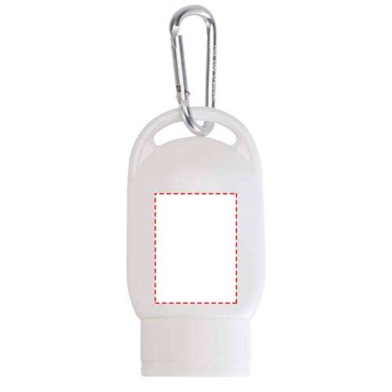 Rosie opalovací krém s SPF 30 a karabinou, bílá Rosie opalovací krém s SPF 30 a karabinou, bílá