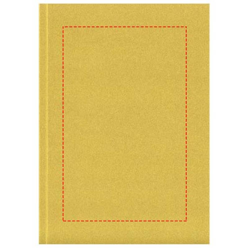 Zápisník Novella Austen A5 s měkkými deskami – 100 listů, žlutá Gold 100 stran Zápisník Novella Austen A5 s měkkými deskami – 100 listů, žlutá Gold 100 stran