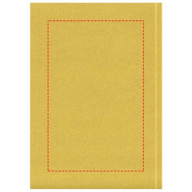 Zápisník Novella Austen A5 s měkkými deskami – 100 listů, žlutá Gold 100 stran Zápisník Novella Austen A5 s měkkými deskami – 100 listů, žlutá Gold 100 stran
