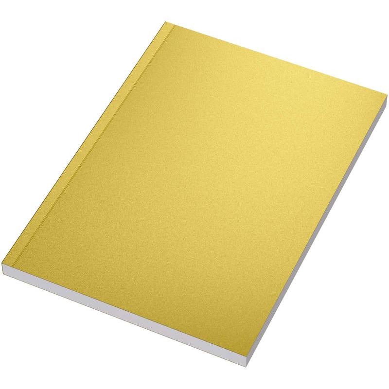 Zápisník Novella Austen A5 s měkkými deskami – 100 listů, žlutá Gold 100 stran Zápisník Novella Austen A5 s měkkými deskami – 100 listů, žlutá Gold 100 stran