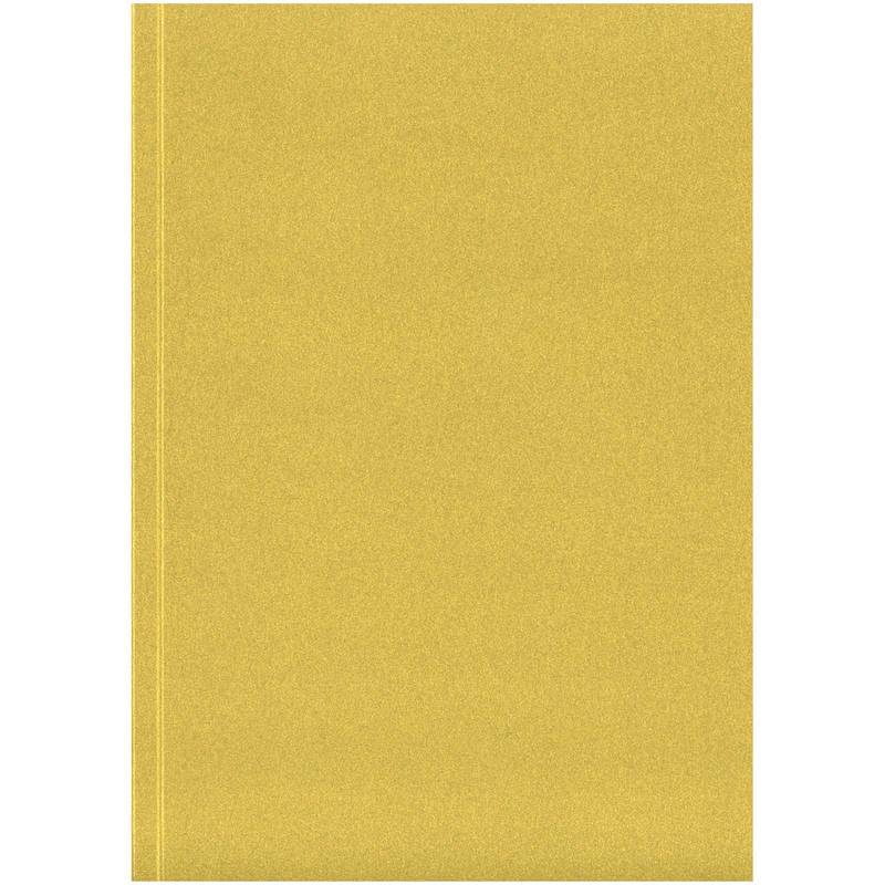 Zápisník Novella Austen A5 s měkkými deskami – 100 listů, žlutá Gold 100 stran Zápisník Novella Austen A5 s měkkými deskami – 100 listů, žlutá Gold 100 stran