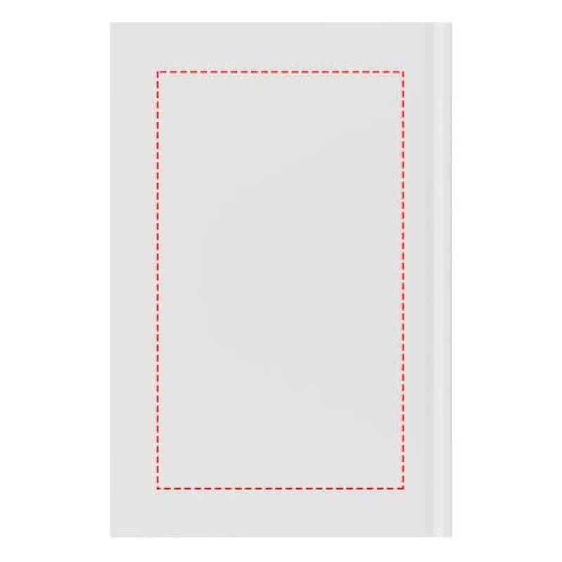 Poznámkový blok Novella Brontë A5 s matnou pevnou vazbou, 100 listů, bílá Poznámkový blok Novella Brontë A5 s matnou pevnou vazbou, 100 listů, bílá