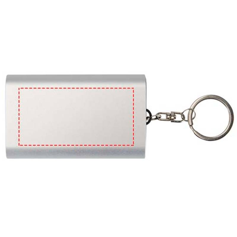 Arcturus powerbanka z recykl. hliníku s kapacitou 2000 mAh a klíčenkou, šedá Silver Arcturus powerbanka z recykl. hliníku s kapacitou 2000 mAh a klíčenkou, šedá Silver