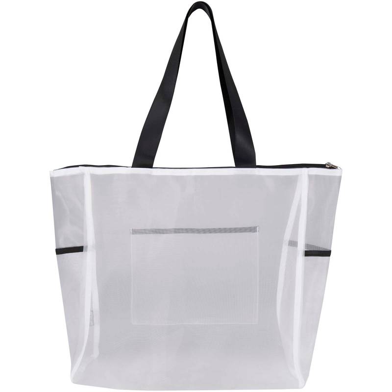Mesh nákupní taška z GRS recykl. materiálu, 23 l, bílá Mesh nákupní taška z GRS recykl. materiálu, 23 l, bílá