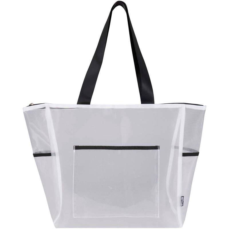 Mesh nákupní taška z GRS recykl. materiálu, 23 l, bílá Mesh nákupní taška z GRS recykl. materiálu, 23 l, bílá