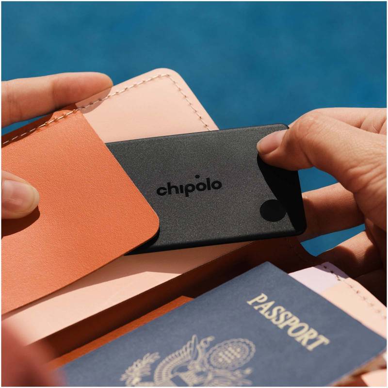 Chipolo CARD sledovací karta, černá Coal Chipolo CARD sledovací karta, černá Coal