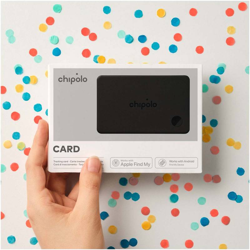 Chipolo CARD sledovací karta, černá Coal Chipolo CARD sledovací karta, černá Coal
