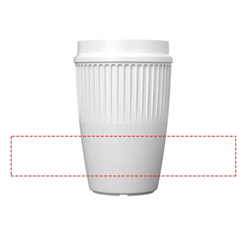 350ml hrnek Cirrus POP s 360° víčkem, bílá 350ml hrnek Cirrus POP s 360° víčkem, bílá