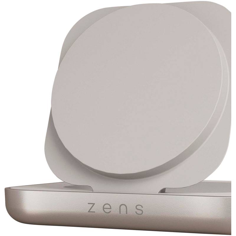 Zens 15W magnetická nabíječka na noční stolek, bílá Zens 15W magnetická nabíječka na noční stolek, bílá