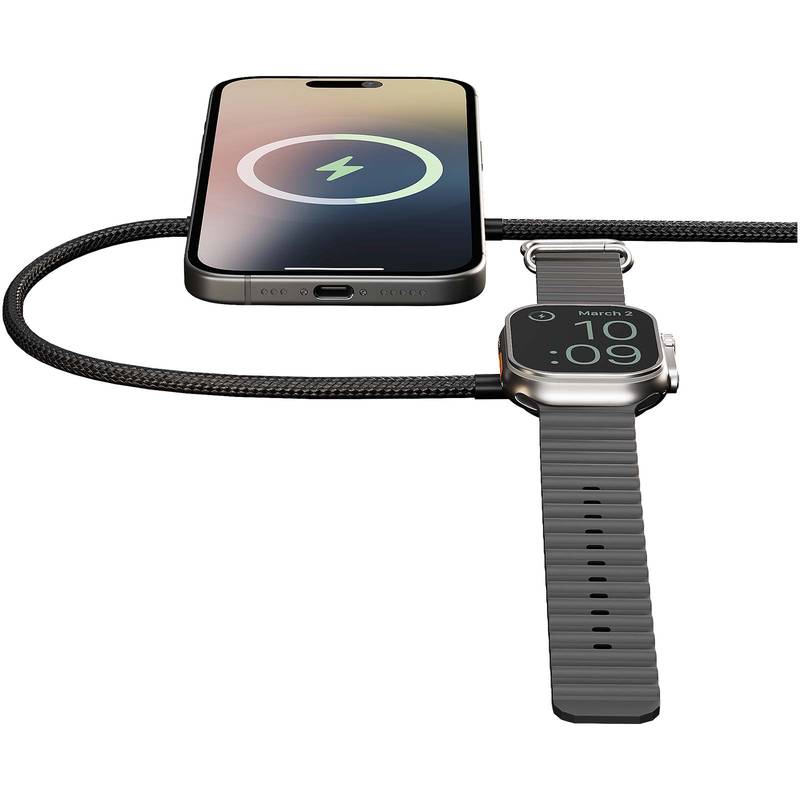 Zens Pro 2 15W duální nabíjecí kabel, černá Zens Pro 2 15W duální nabíjecí kabel, černá