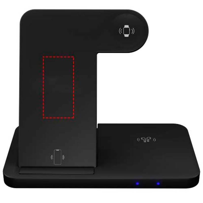 SCX.design W28 Bezdrátová nabíjecí základna 3 v 1 se stojanem na telefon, černá SCX.design W28 Bezdrátová nabíjecí základna 3 v 1 se stojanem na telefon, černá