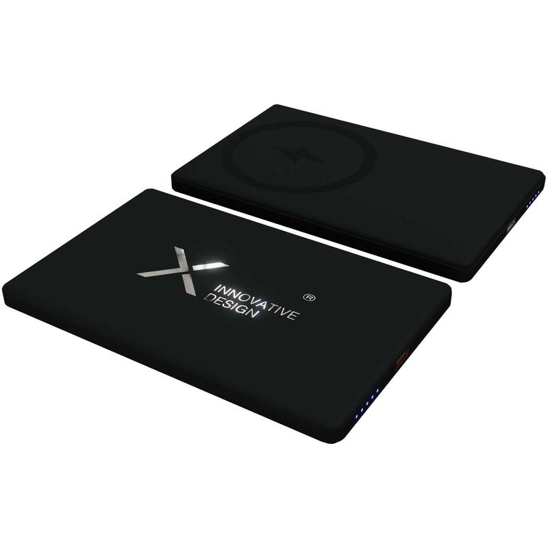 5000mAh ultra tenká magnetická powerbanka SCX.design P22, černá 5000mAh ultra tenká magnetická powerbanka SCX.design P22, černá