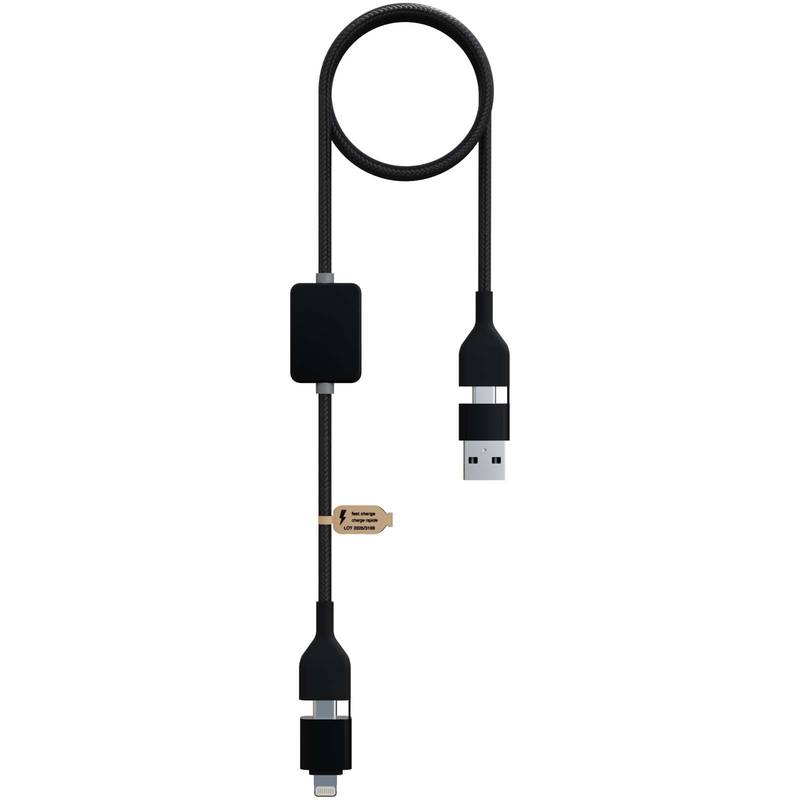 SCX.design C32 60 W nabíjecí kabel s přepínačem a podsvíceným logem, černá SCX.design C32 60 W nabíjecí kabel s přepínačem a podsvíceným logem, černá