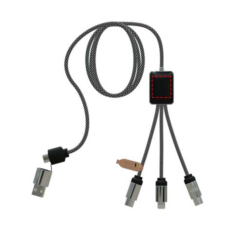 SCX.design C33 60 W nabíjecí kabel typu C s podsvíceným logem, černá Brindle SCX.design C33 60 W nabíjecí kabel typu C s podsvíceným logem, černá Brindle
