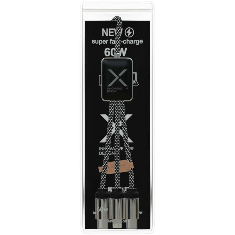 SCX.design C33 60 W nabíjecí kabel typu C s podsvíceným logem, černá Brindle SCX.design C33 60 W nabíjecí kabel typu C s podsvíceným logem, černá Brindle