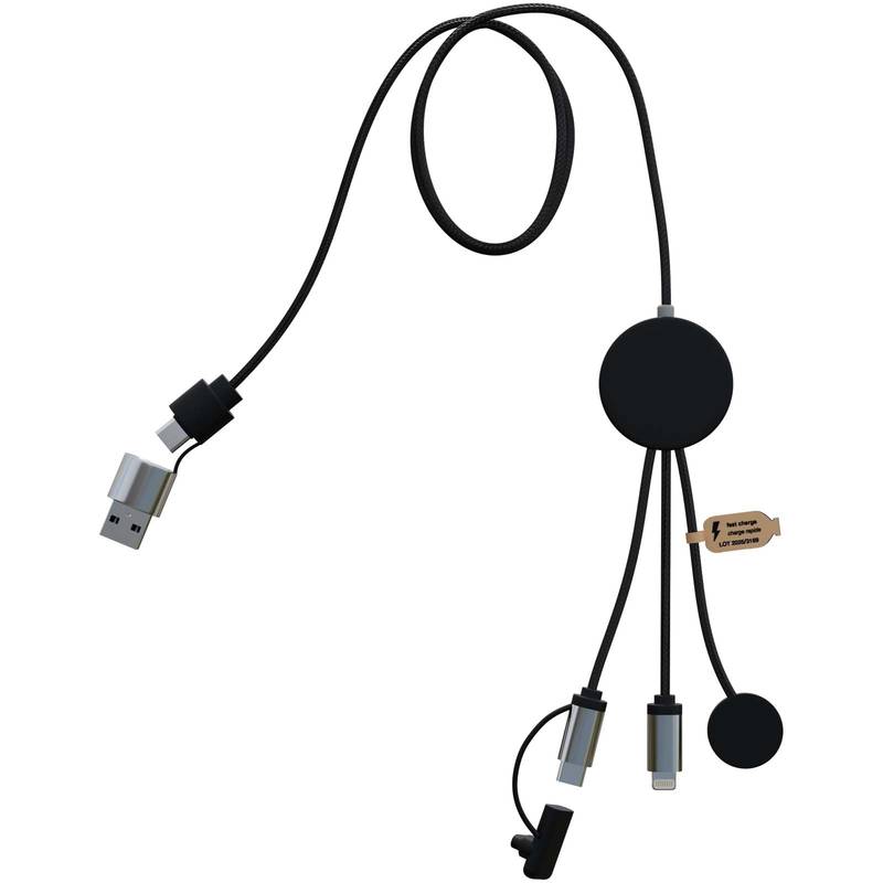 SCX.design C34 nabíjecí kabel pro chytré hodinky 7 v 1, černá SCX.design C34 nabíjecí kabel pro chytré hodinky 7 v 1, černá