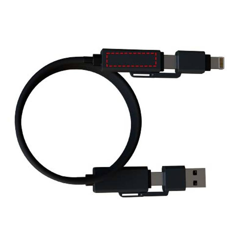 SCX.design C59 100 W magnetický silikonový nabíjecí kabel, černá SCX.design C59 100 W magnetický silikonový nabíjecí kabel, černá