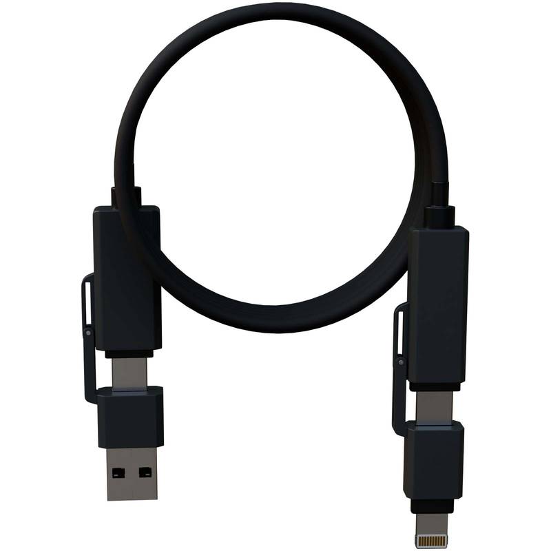 SCX.design C59 100 W magnetický silikonový nabíjecí kabel, černá SCX.design C59 100 W magnetický silikonový nabíjecí kabel, černá
