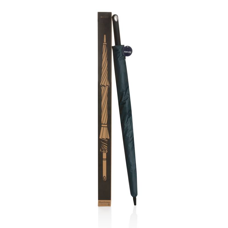 27" deštník Hurricane z RPET AWARE™, modrá 27" deštník Hurricane z RPET AWARE™, modrá