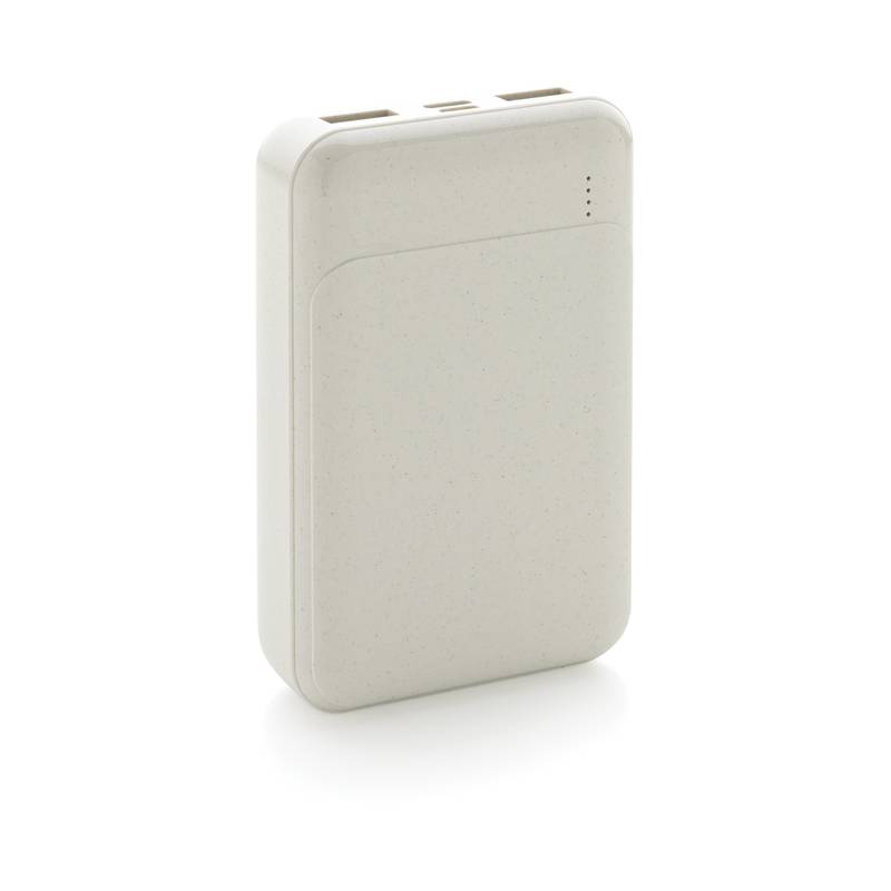 Powerbanka 10 000 mAh z RCS recyklovaného plastu, biela Powerbanka 10 000 mAh z RCS recyklovaného plastu, biela