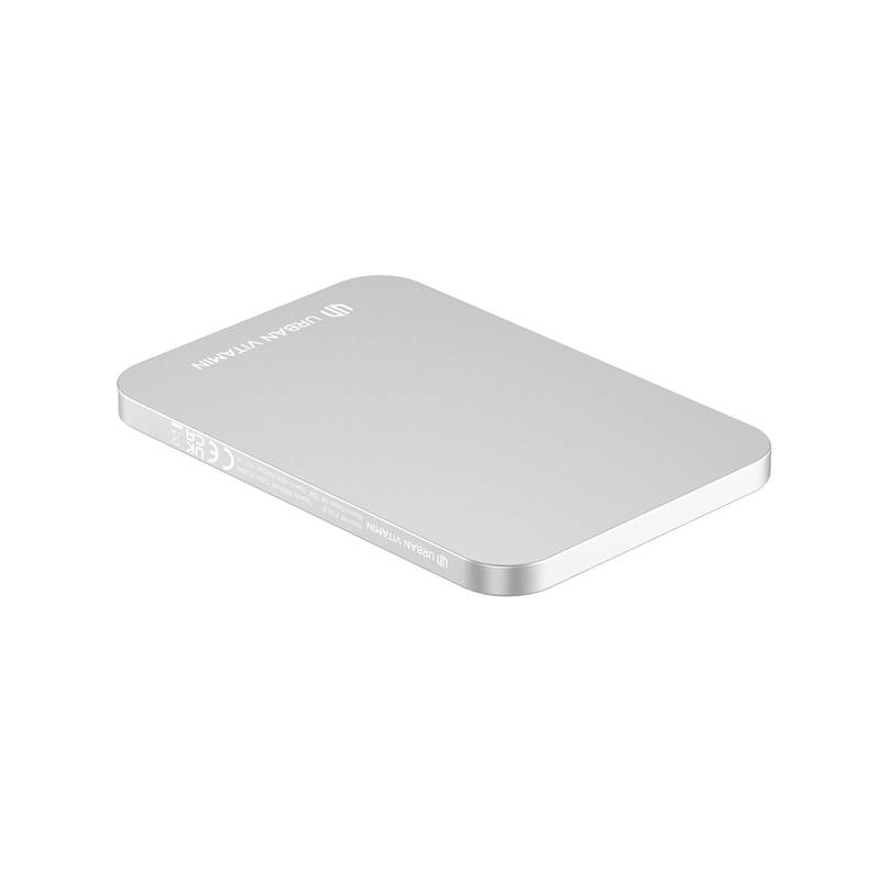 Powerbanka 3000mAh Urban Vitamin Burbank, sivá strieborná Powerbanka 3000mAh Urban Vitamin Burbank, sivá strieborná