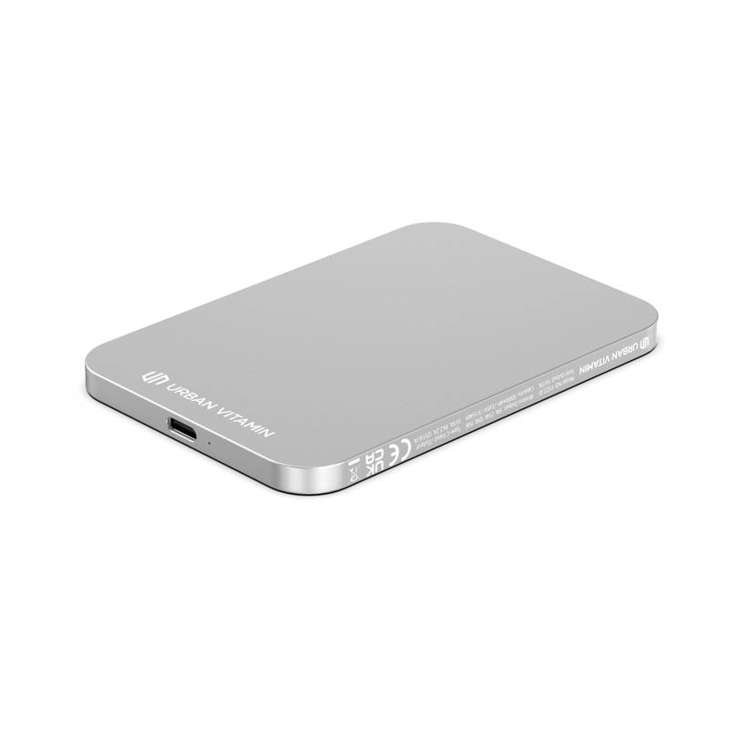 Powerbanka 3000mAh Urban Vitamin Burbank, sivá strieborná Powerbanka 3000mAh Urban Vitamin Burbank, sivá strieborná