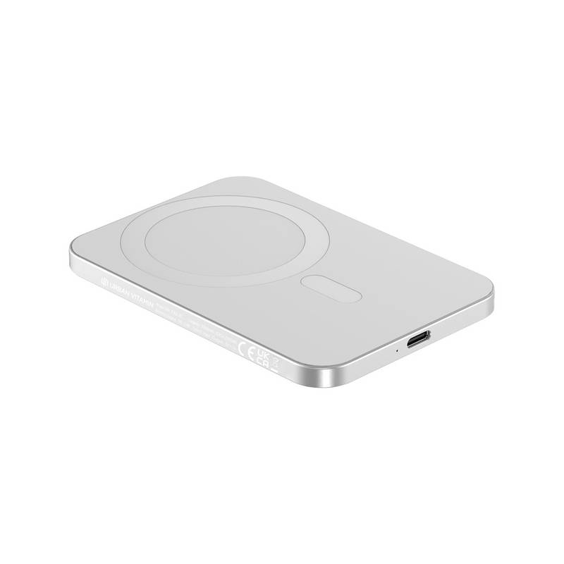 Powerbanka 3000mAh Urban Vitamin Burbank, sivá strieborná Powerbanka 3000mAh Urban Vitamin Burbank, sivá strieborná