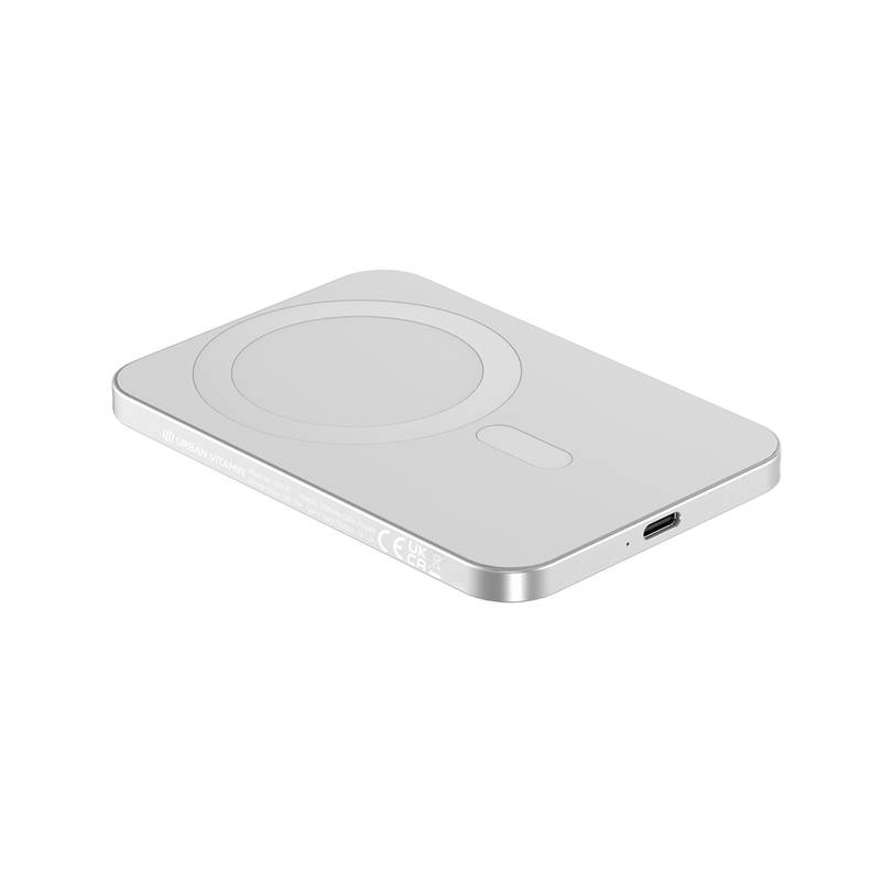 Powerbanka 3000mAh Urban Vitamin Burbank, sivá strieborná Powerbanka 3000mAh Urban Vitamin Burbank, sivá strieborná
