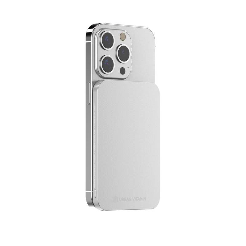 Powerbanka 3000mAh Urban Vitamin Burbank, sivá strieborná Powerbanka 3000mAh Urban Vitamin Burbank, sivá strieborná