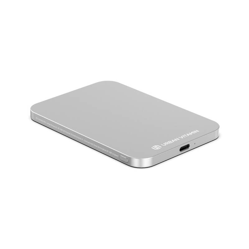 Powerbanka 3000mAh Urban Vitamin Burbank, sivá strieborná Powerbanka 3000mAh Urban Vitamin Burbank, sivá strieborná