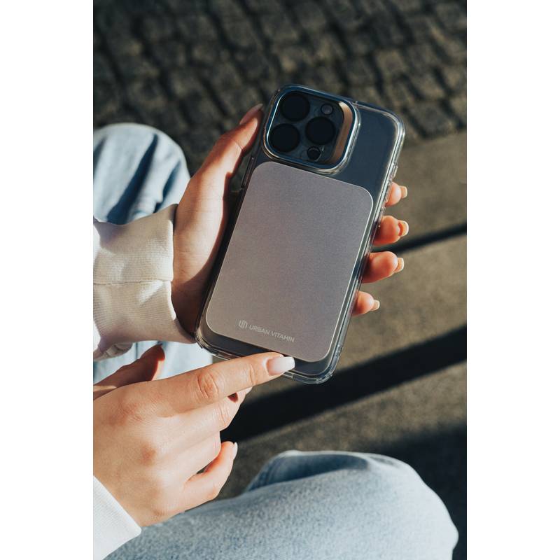 Powerbanka 3000mAh Urban Vitamin Burbank, sivá strieborná Powerbanka 3000mAh Urban Vitamin Burbank, sivá strieborná