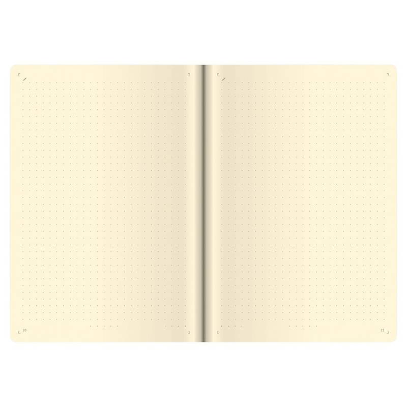 Tečkovaný zápisník Print Pop L Violet (čtverečkovaný), 2027 Tečkovaný zápisník Print Pop L Violet (čtverečkovaný), 2027
