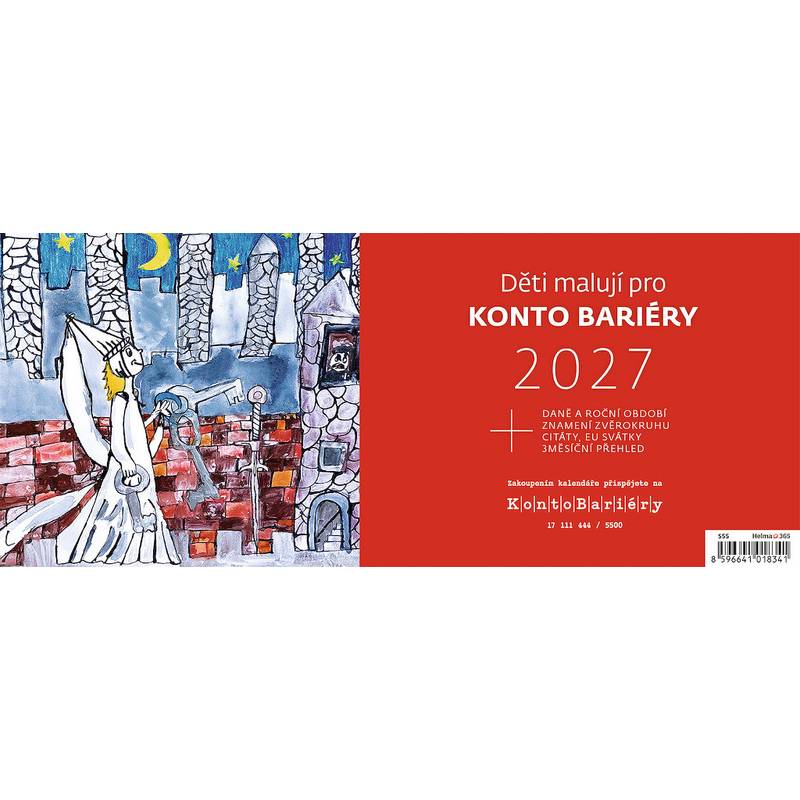 Kalendář Děti malují pro Konto Bariéry Kalendář Děti malují pro Konto Bariéry