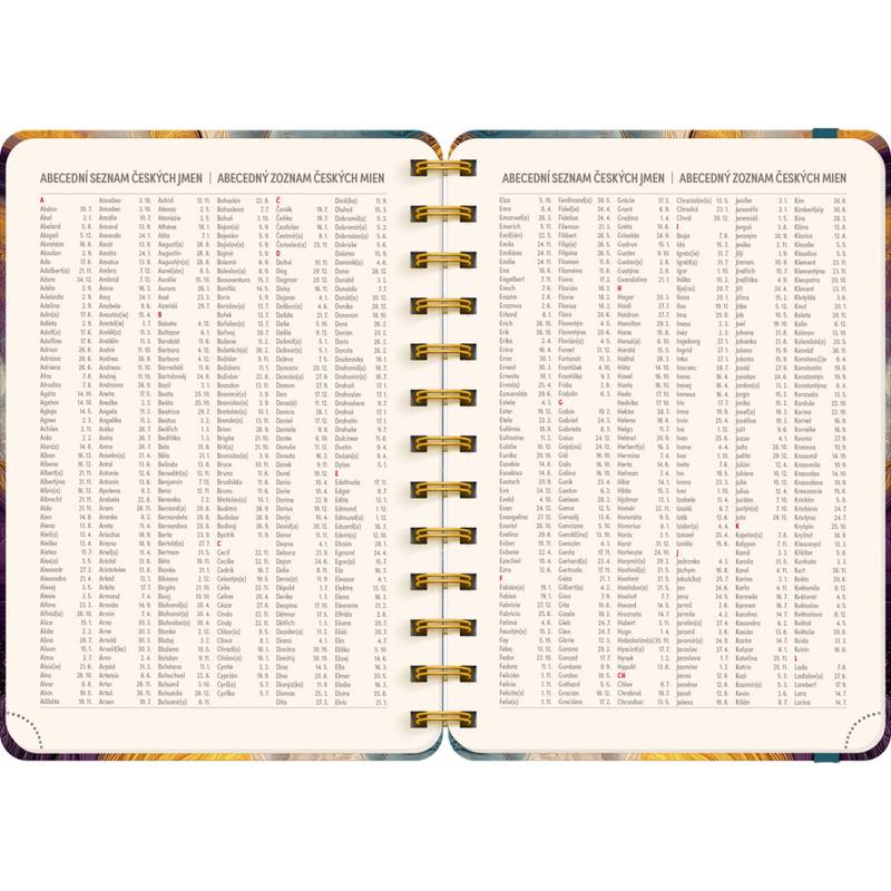 NOTIQUE Špirálový 18-mesačný diár Petito – Farebný achát 2026/2027, 13 x 18 cm NOTIQUE Špirálový 18-mesačný diár Petito – Farebný achát 2026/2027, 13 x 18 cm
